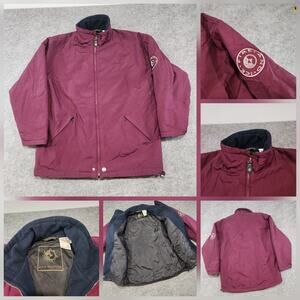 VTG 90s Bogner‎ Fire And Ice Mens L Large Burgundy Lined Ski Snow Jacket 1990s